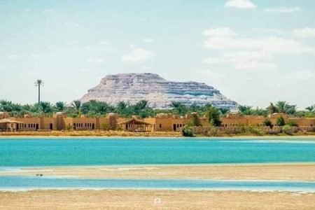 Bahariya Oasis Salt Lakes