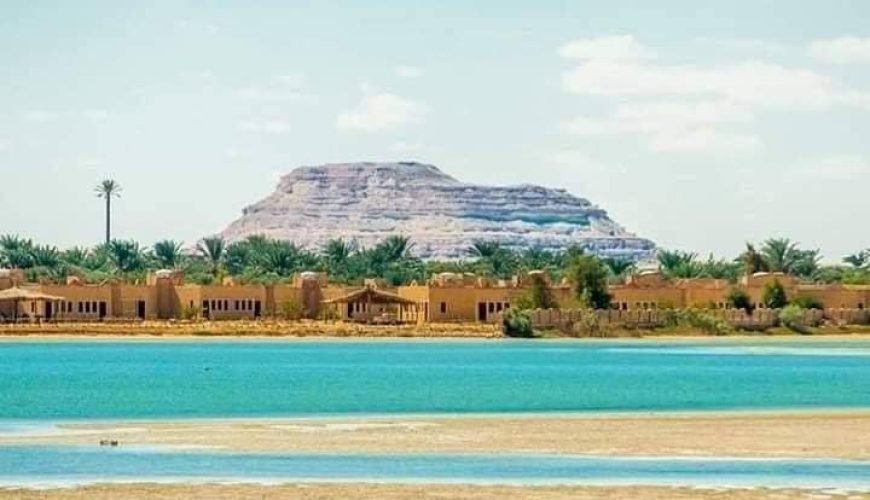 Bahariya Oasis Salt Lakes